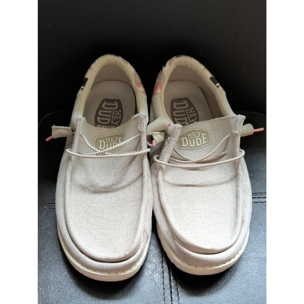 Hey Dude Wally Funk Tie Dye Tan Tie Dye Slip On Comfort Walking Outdoor Sneakers - Picture 2 of 6